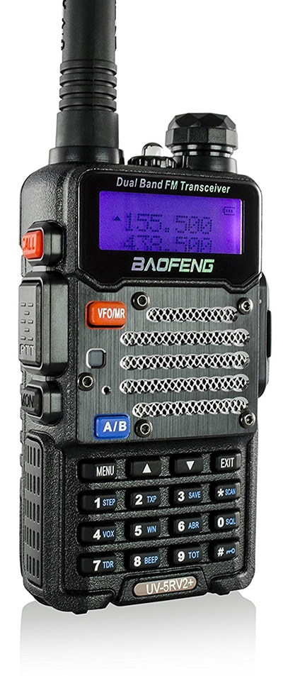 Baofeng UV-5R V2+ Dual-Band Portable Ham Radio